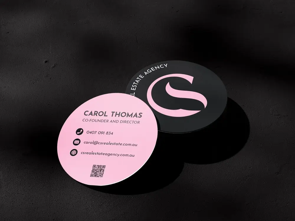 CS Real Estate Agency business cards