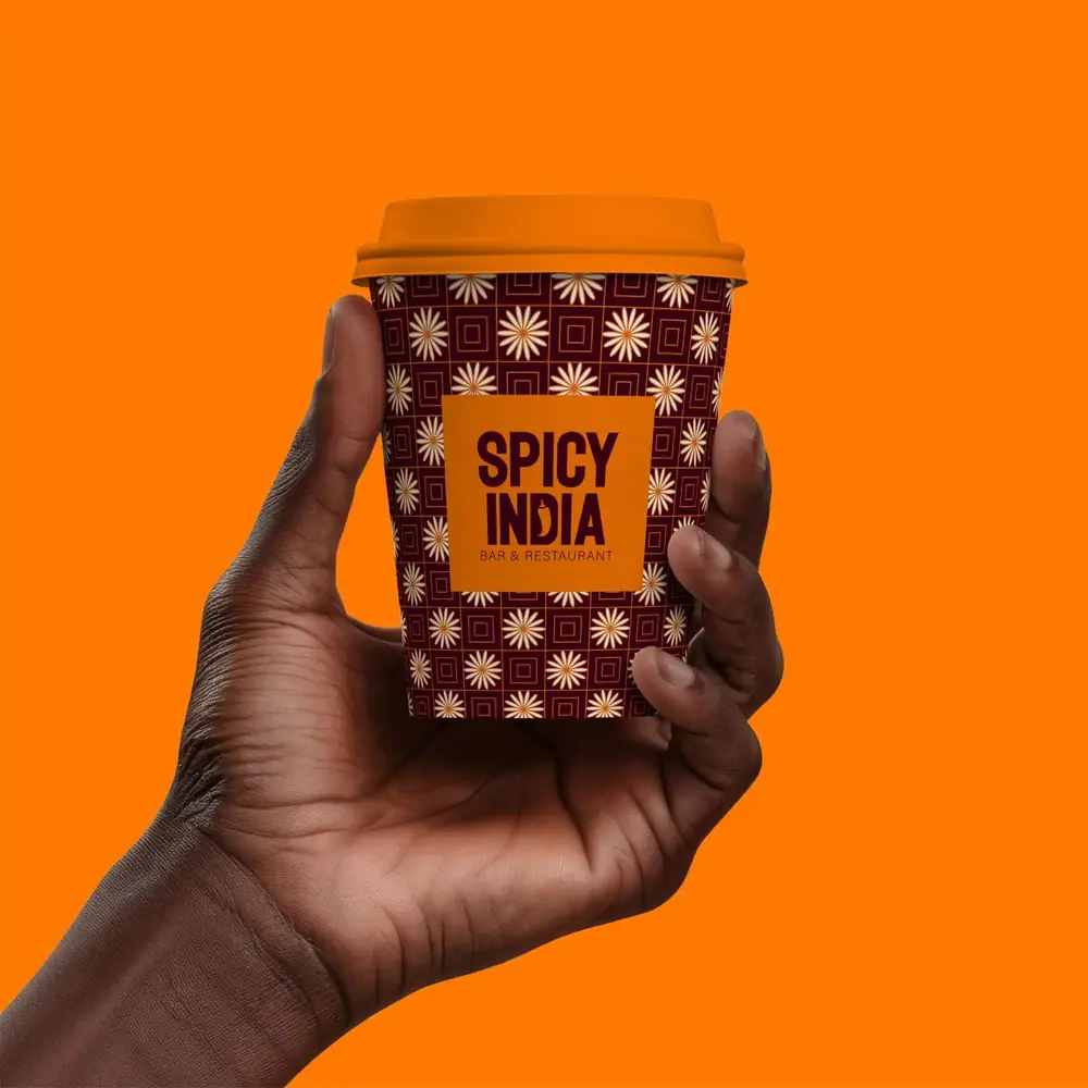 Spicy India coffee cup